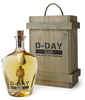 D-Day Gin Gold Edition Giftbox (kist) 70cl