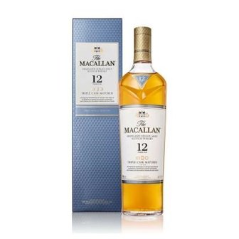 The Macallan 12 Years Triple Cask Single Malt Whisky 40% 70cl