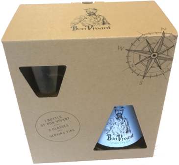 Bon Vivant Gin 46% 50cl Giftbox