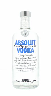 Absolut Blue Vodka 40% 70cl