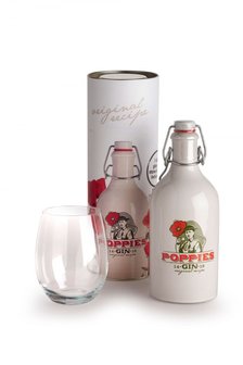 Poppies Gin 40% 50cl Koker Giftbox