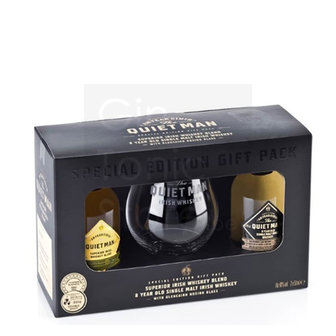 Quiet Man Whisky 40% Mini Glencairn Giftpack 2x5cl