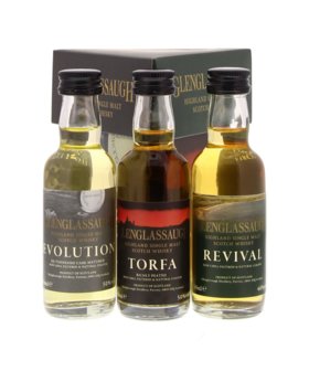 Glenglassaugh Whisky 48,7% Mini Giftpack 3x5cl