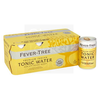 Fever-Tree Indian Tonic Water Blikjes 8x150ml