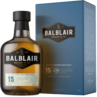 Balblair 15 Years Single Malt Whisky 46% 70cl
