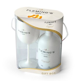 Fleming&#039;s Lowlands Dry Gin 42.1% 50cl Giftpack