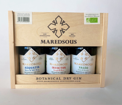 Maredsous Bio Gin Giftbox 3x20cl