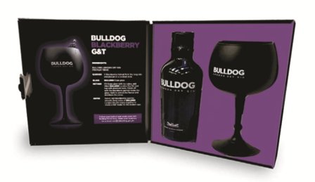 Bulldog Gin 40% 70cl Black Coppa Giftbox