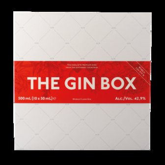 The Gin Box World Tour Edition II 42,9% 10x5cl