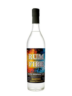 Hampden Fire White Overproof Rum 63% 70cl