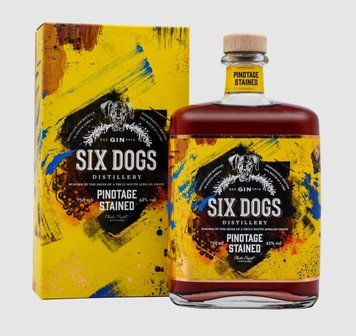 Six Dogs Pinotage Stained Gin 43% 70cl