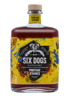 Six Dogs Pinotage Stained Gin 43% 70cl