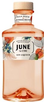 June by G&#039;Vine Wild Peach &amp; Summer Fruits Gin Liqueur 30% 70cl