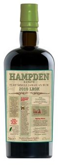 Hampden LROK 2010 Rum 47% 70cl