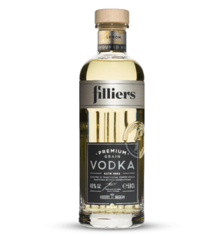 Filliers Premium Grain Lemon Vodka 40% 50cl