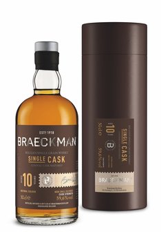 Braeckman 2020 10 Years Single Grain Single Cask Cognac Matured Whisky 62,9% 50cl