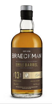 Braeckman 2007 13 Years Single Grain Single Barrel Whisky 46% 50cl
