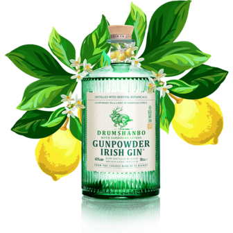 Drumshanbo Gunpowder Irish Gin with Sardinian Citrus 43% 70cl