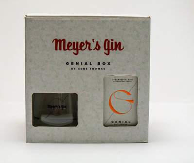 Meyer's Genial Gin Likeur by Gene Thomas 24% 50cl Giftpack
