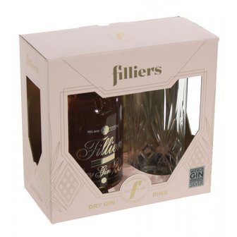 Filliers Pink Dry Gin 28 37,5% 50cl Giftbox