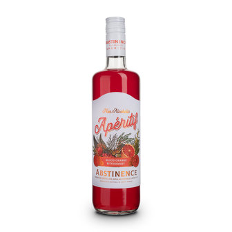 Abstinence Blood Orange Non Alcoholic Aperitif 0% 75cl