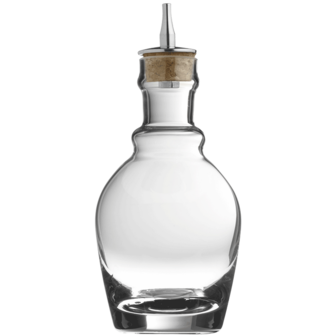 Georgian Glass &amp; Steel Dash Bottle 22cl