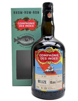 Compagnie Des Indes - Belize - 10y - Travellers - Salon du Rum - 62,5% - 70cl