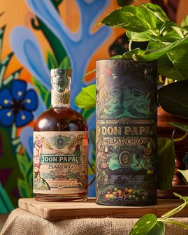 Don Papa Baroko Rum + Limited Edition 2022 Harvest Koker 40% 70cl