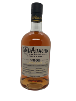 GlenAllachie 2009 Single Cask #5015 - selected by Billy Walker for Belgium 58% 70cl