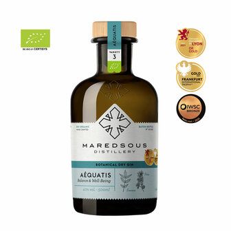 Maredsous A&eacute;quatis Bio Gin 40% 50cl