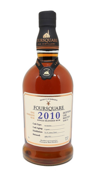 Foursquare Vintage 2010 - Single Blended Rum - 60% - 70cl