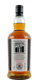 Kilkerran 8 Years Single Malt Cask Strength - Sherry cask matured Whisky 57,5% 70cl