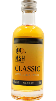 M&amp;H Classic Single Malt Whisky - 46% - 5cl