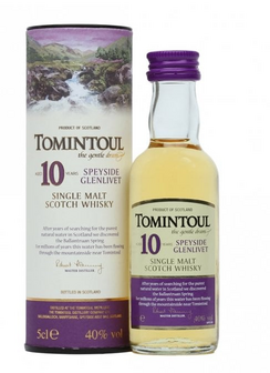 Tomintoul 10 Years Whisky 40% 5cl