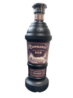 Bombarda Falconet- Dark Carribean Rum - 8y - 43% - 70cl