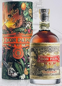 Don Papa Rum 7 Years + eco canister 2023 koker 40% 70cl