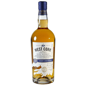 West Cork Single Malt Small Batch Irish Whiskey - sherry cask finish - 43% - 70cl