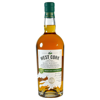 West Cork Single Malt Small Batch Irish Whiskey - virgin oak cask finish - 43% - 70cl