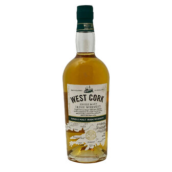 West Cork Single Malt Small Batch Irish Whiskey - bourbon cask - 43% - 70cl