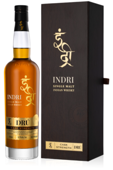 Indri Single Malt Indian Whisky - Cask Strenght Dru - 57,2% 70cl