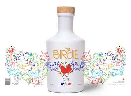 Birdie M. Koeur Gin - 44% - 70cl - Limited Edition 2023