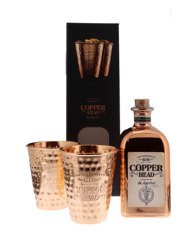 Copperhead Gin + 2 bekers Giftbox - 40% - 50cl
