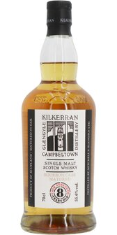 Kilkerran 8 Years Single Malt Cask Strength - Bourbon cask matured Whisky 55,6% 70cl