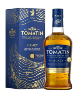 Tomatin Single Malt Scotch Whisky Legacy - Bourbon &amp; Virgin oak cask - 43% - 70cl