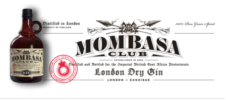 Mombasa Club Gin 70cl + glas Giftpack