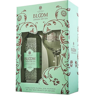 Bloom Gin 70cl Giftpack + glas