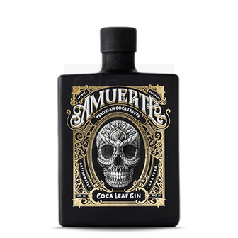 Amuerte Coca Leaf Gin 70cl Black Edition