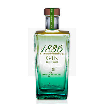 1836 Belgian Organic Barrel Aged Gin 70cl