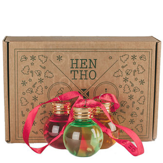 HenTho Gin Kerstballen set