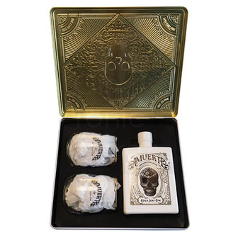 Amuerte Coca Leaf Gin 70cl White Edition Metal Box Giftpack